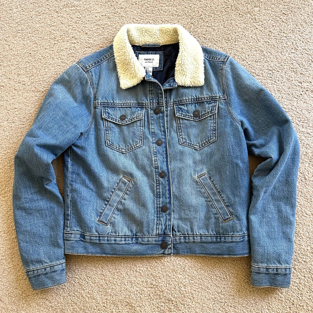 Lined Denim Jacket
